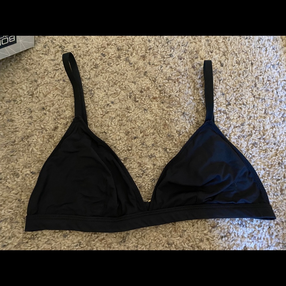 Black bikini top